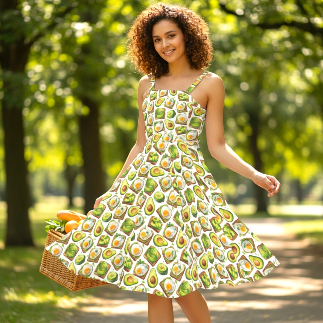 Lila Dress in Avo Good Day!
