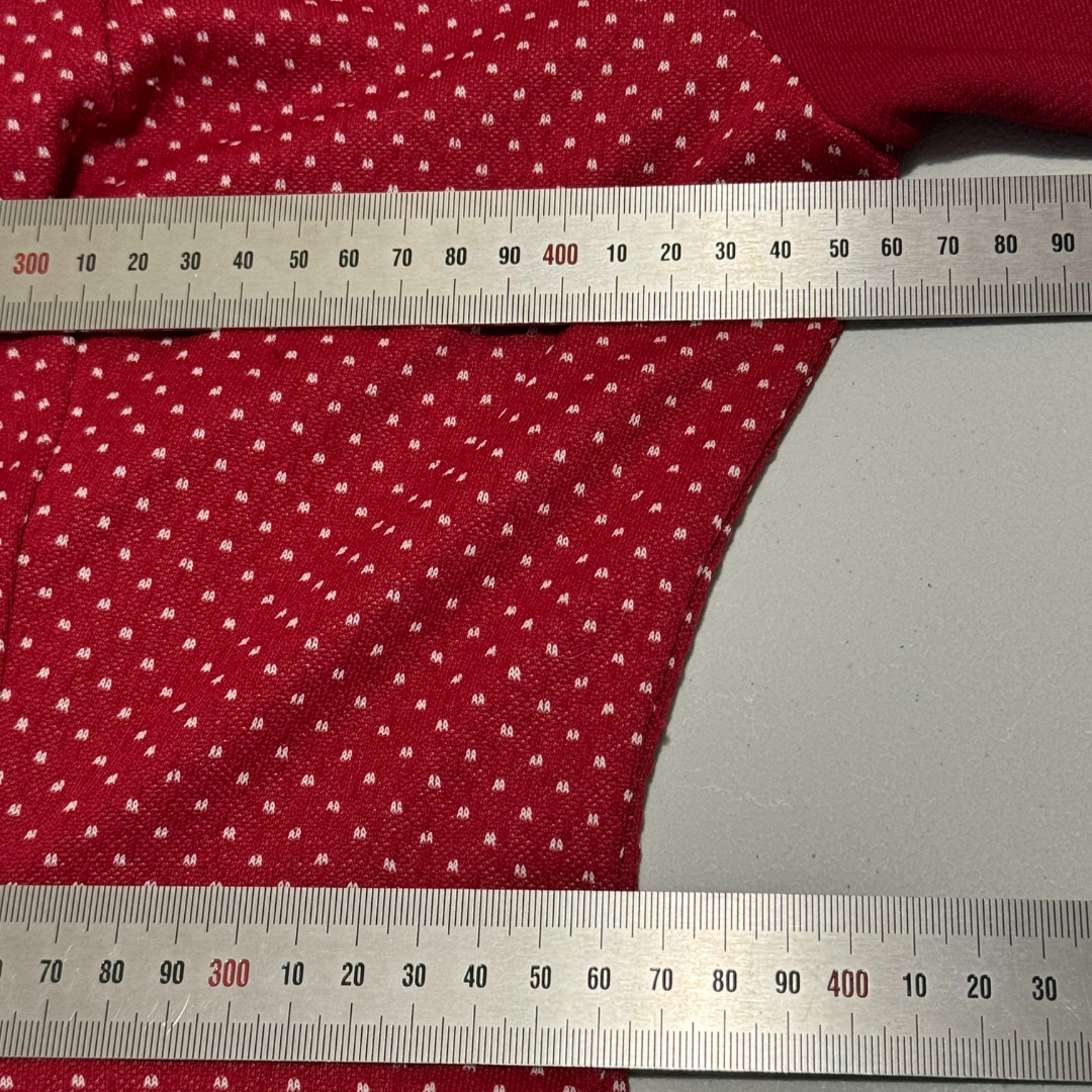 Vintage 1970s Handmade Red Pants Suit