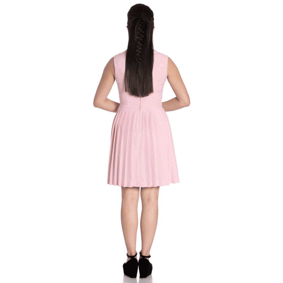 Hell Bunny Josephine Mini dress in Pink