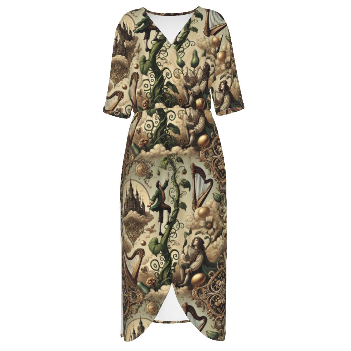 The Monroe Dress in Beanstalk Babe