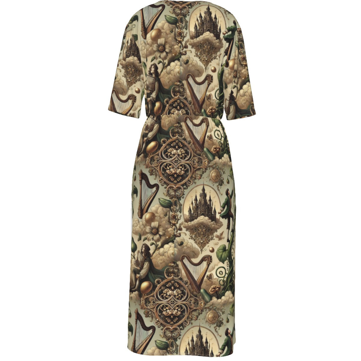 The Monroe Dress in Beanstalk Babe