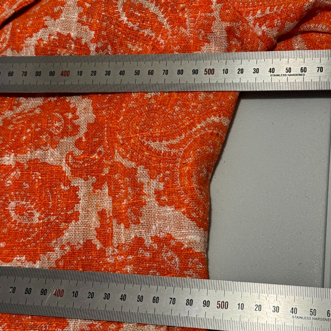 Mr Thomson...Please! Vintage 1960s Orange Paisley Shorts Suit