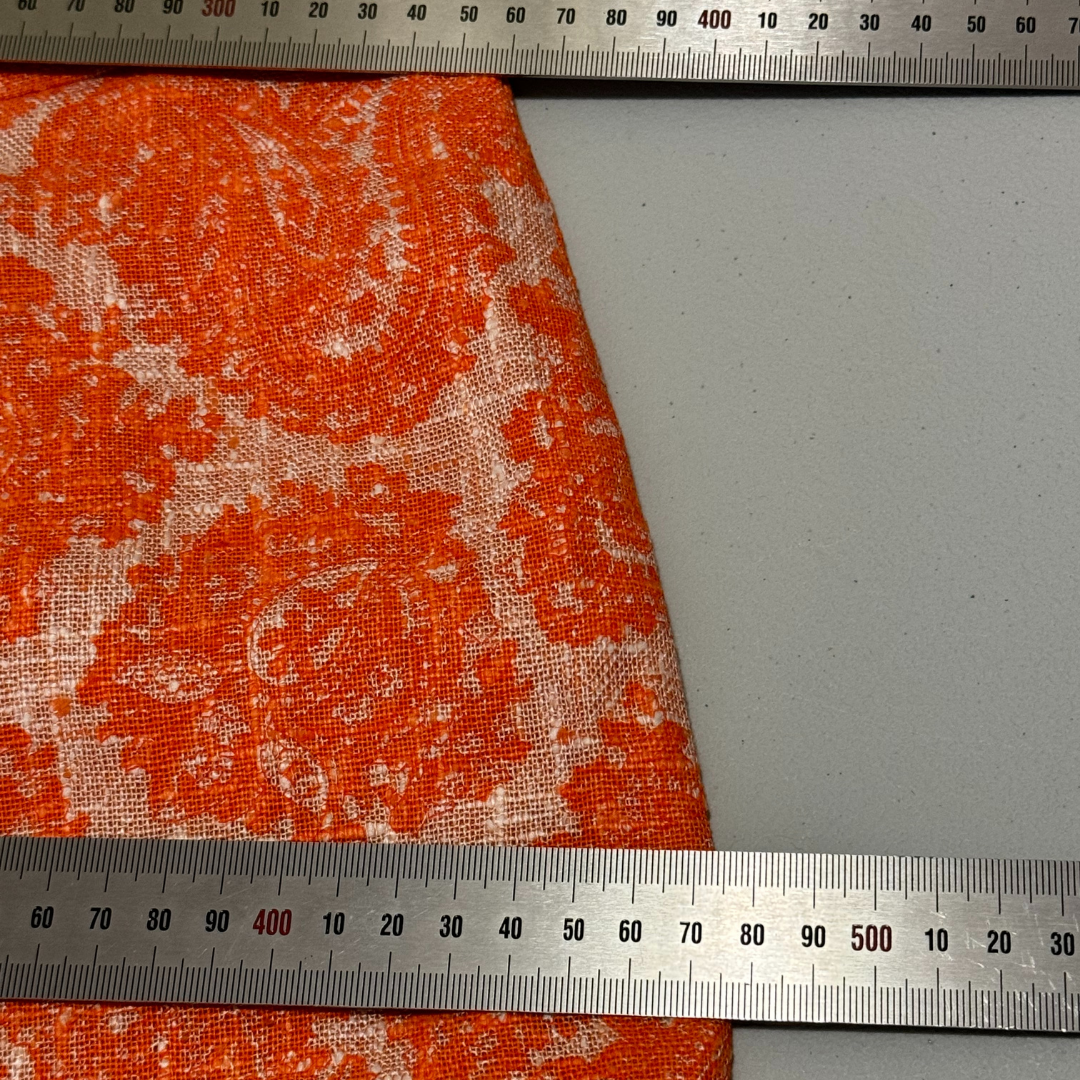 Mr Thomson...Please! Vintage 1960s Orange Paisley Shorts Suit