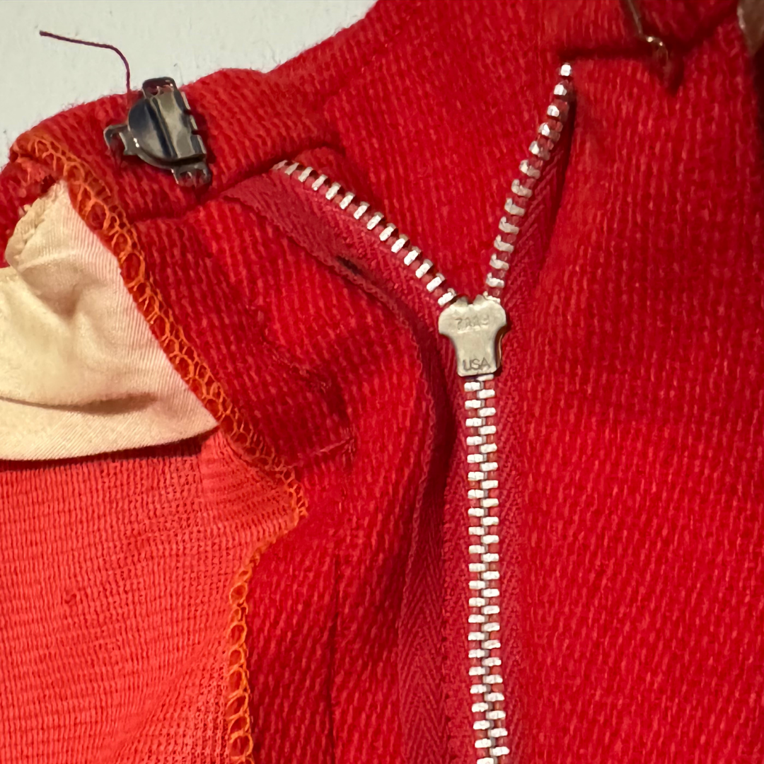 70s Red Flared Trousers