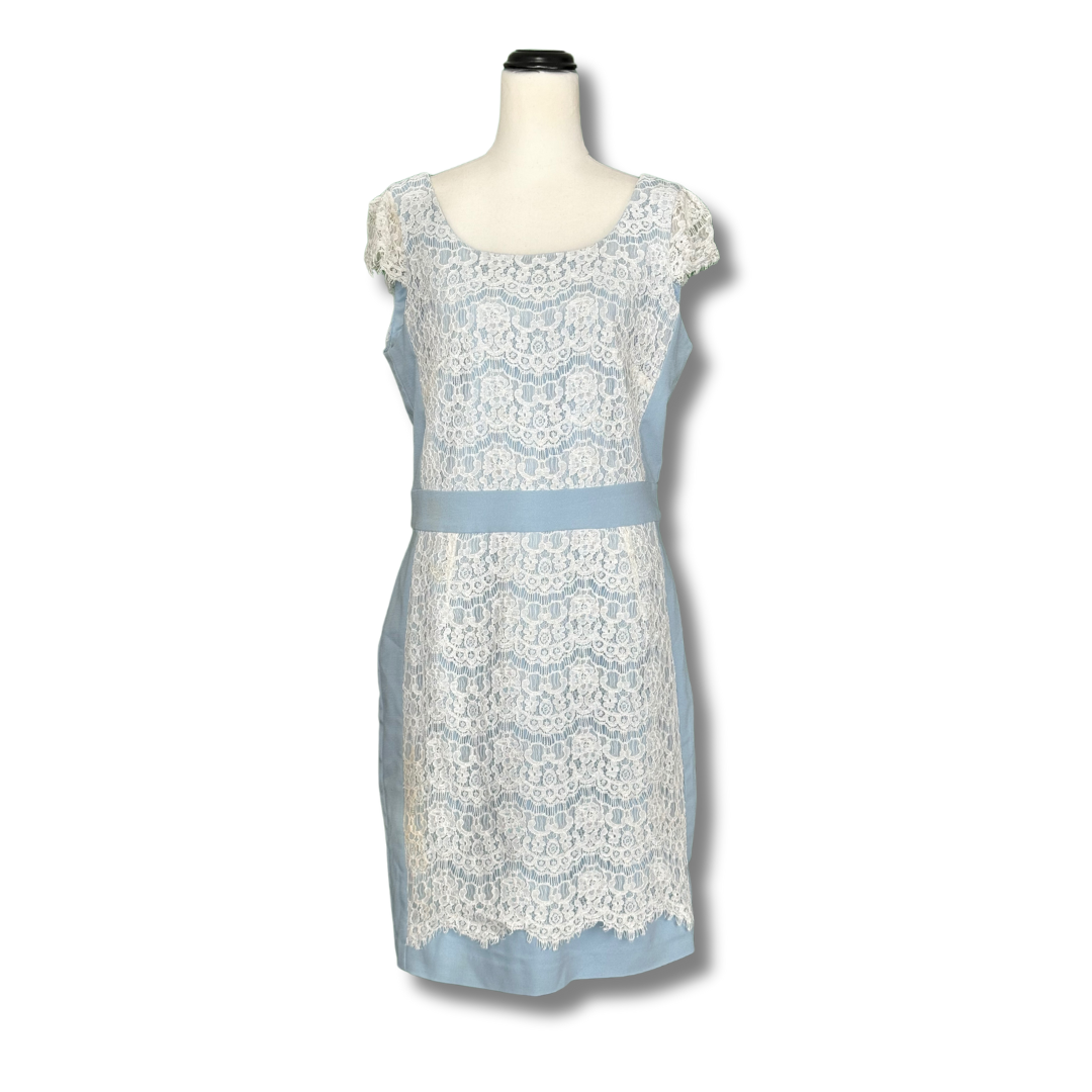 Review Vintage 2010s Lace Overlay Dress
