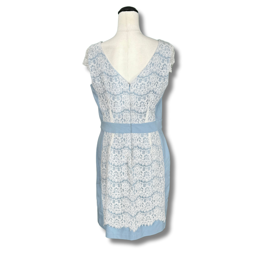 Review Vintage 2010s Lace Overlay Dress