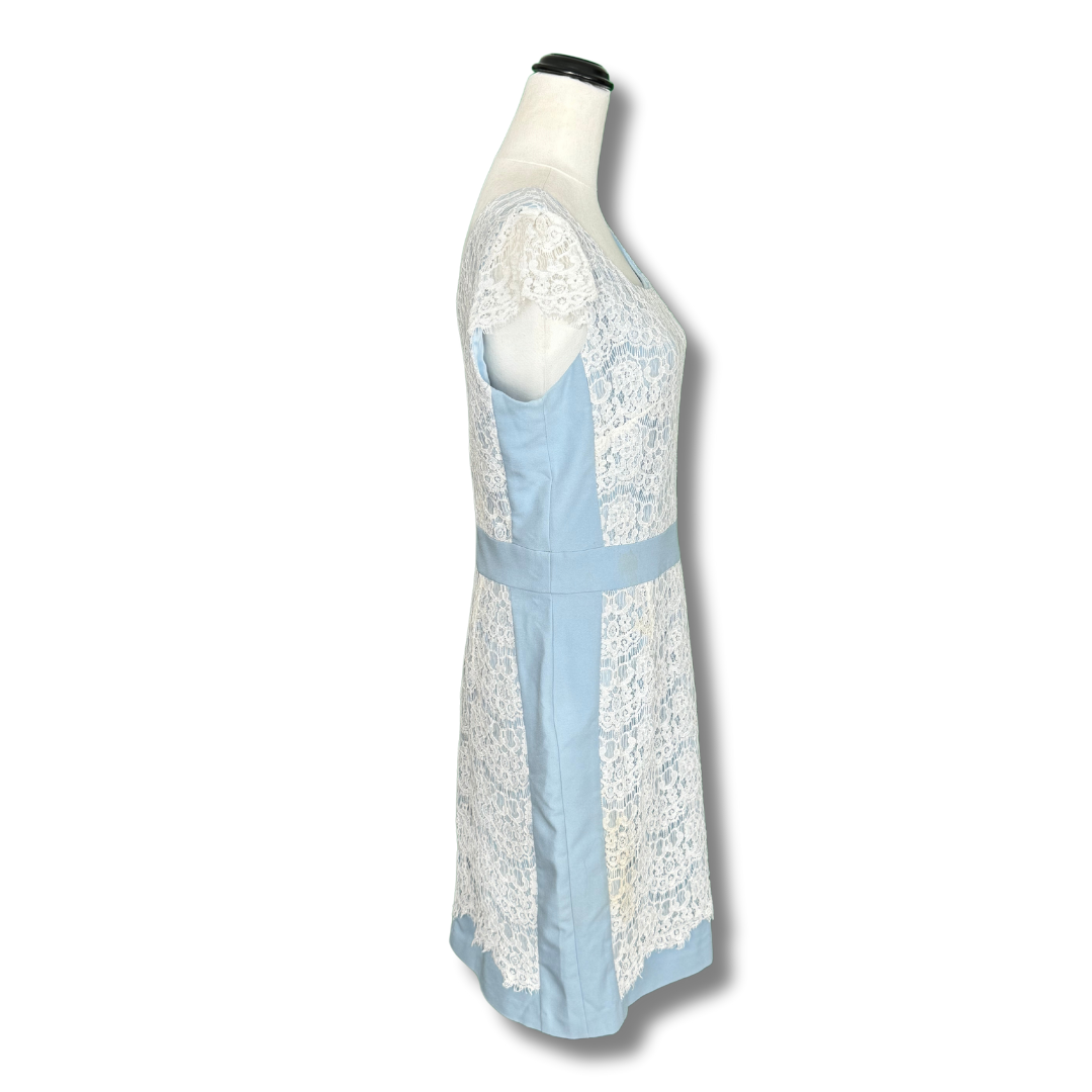 Review Vintage 2010s Lace Overlay Dress