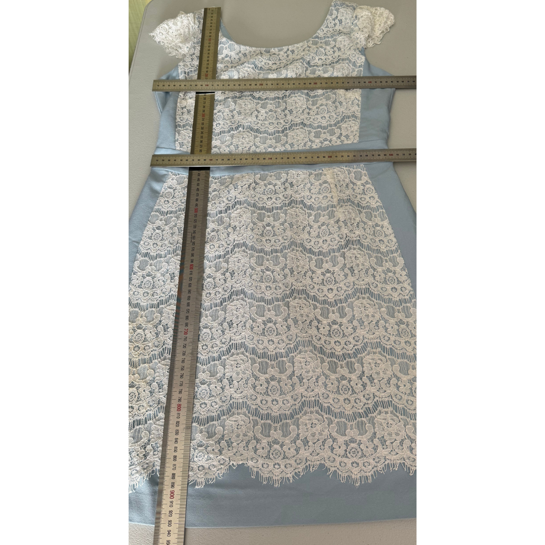 Review Vintage 2010s Lace Overlay Dress