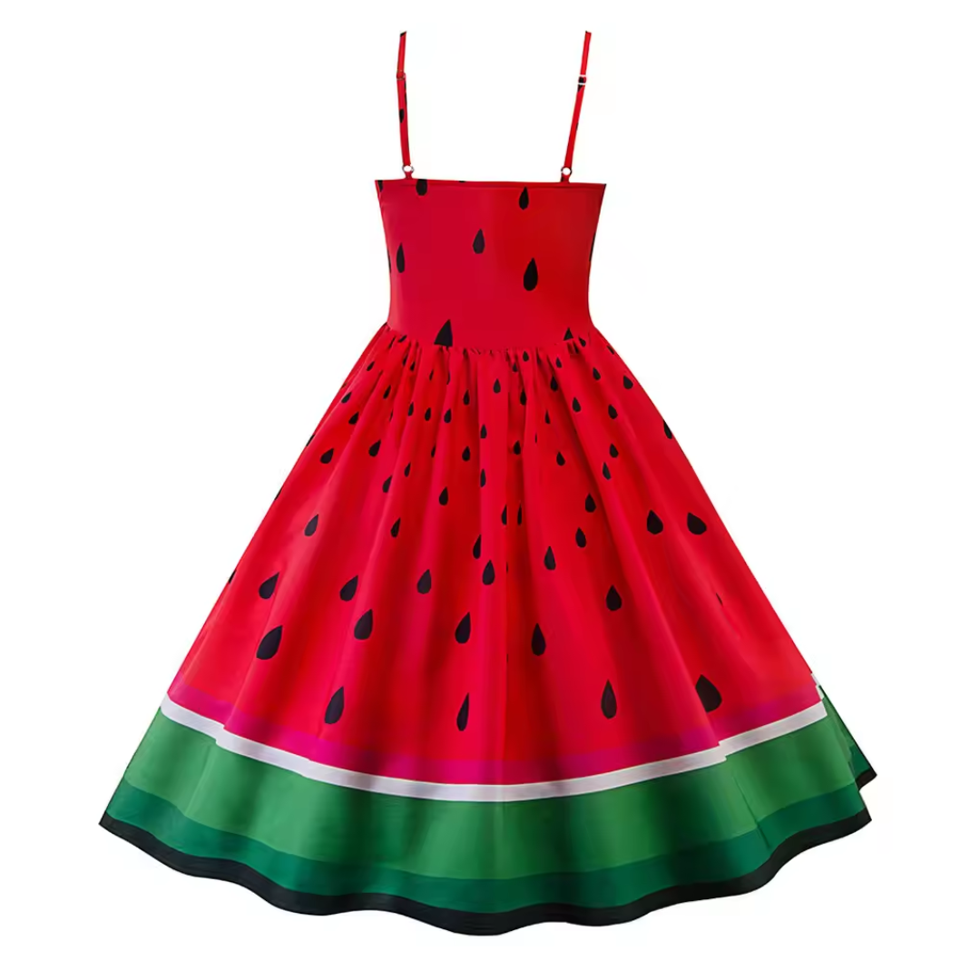 Vintage Watermelon Swing Dresses (Sample)