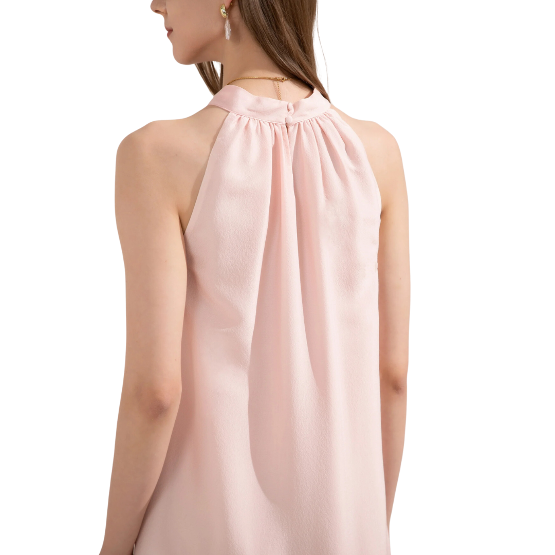 GDS Valencia Silk-Blend Short Dress
