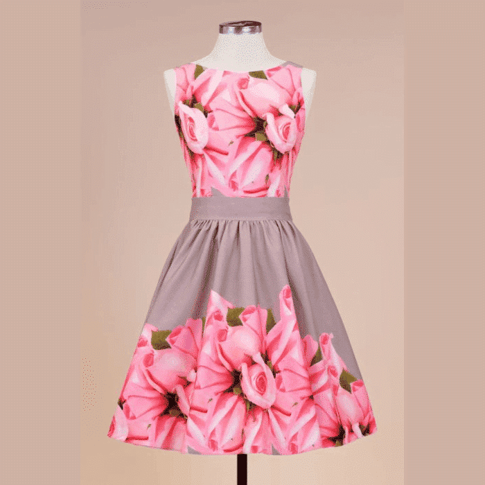 Lady V London Rose Bud Tea Dress