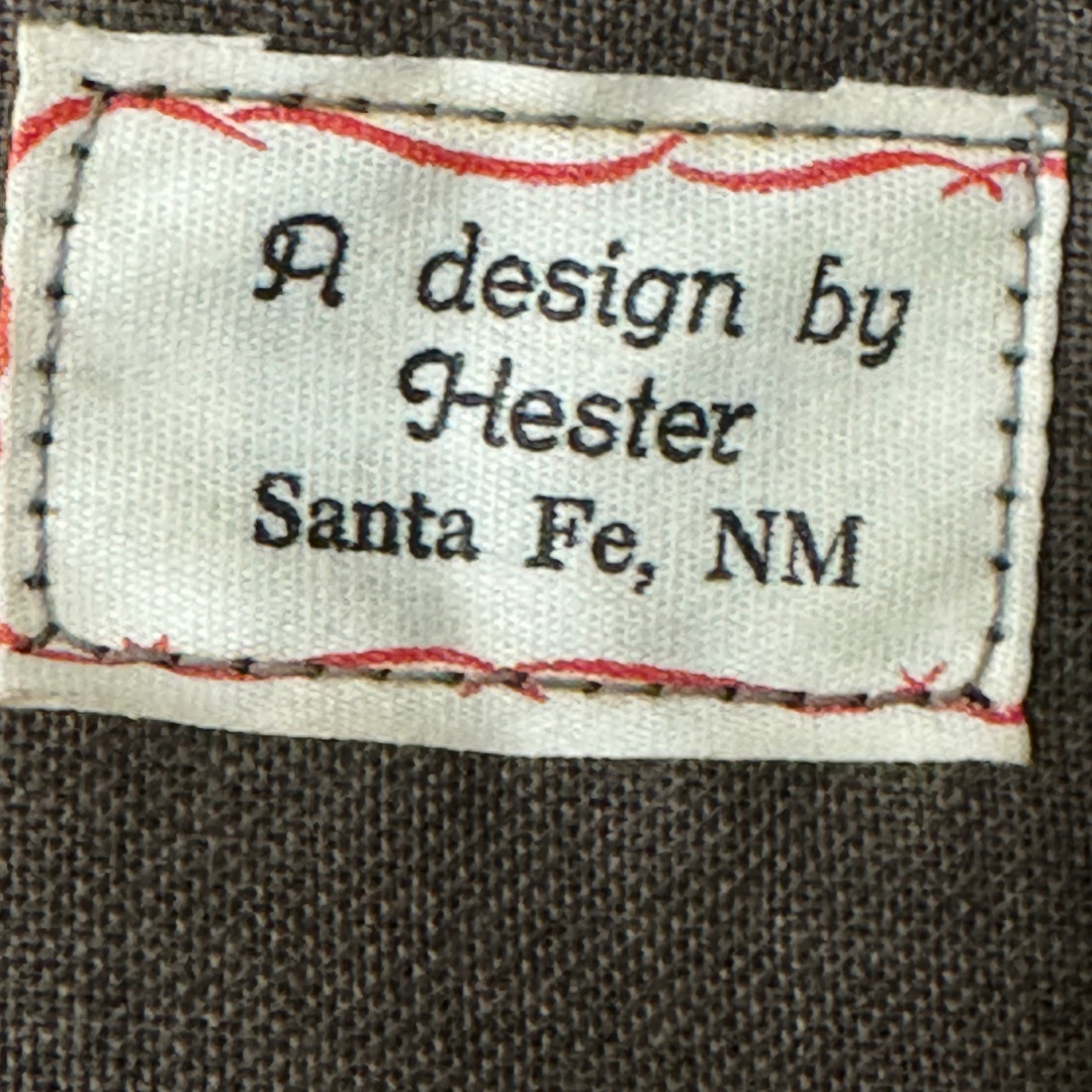Hester Santa Fe 1970s Vintage Kilim-Style Woven Vest with Concho Detail