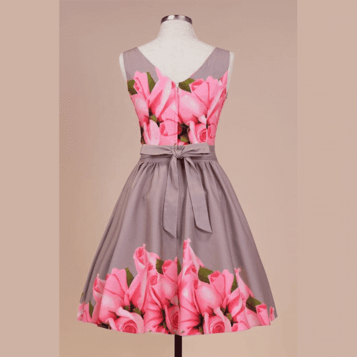 Lady V London Rose Bud Tea Dress