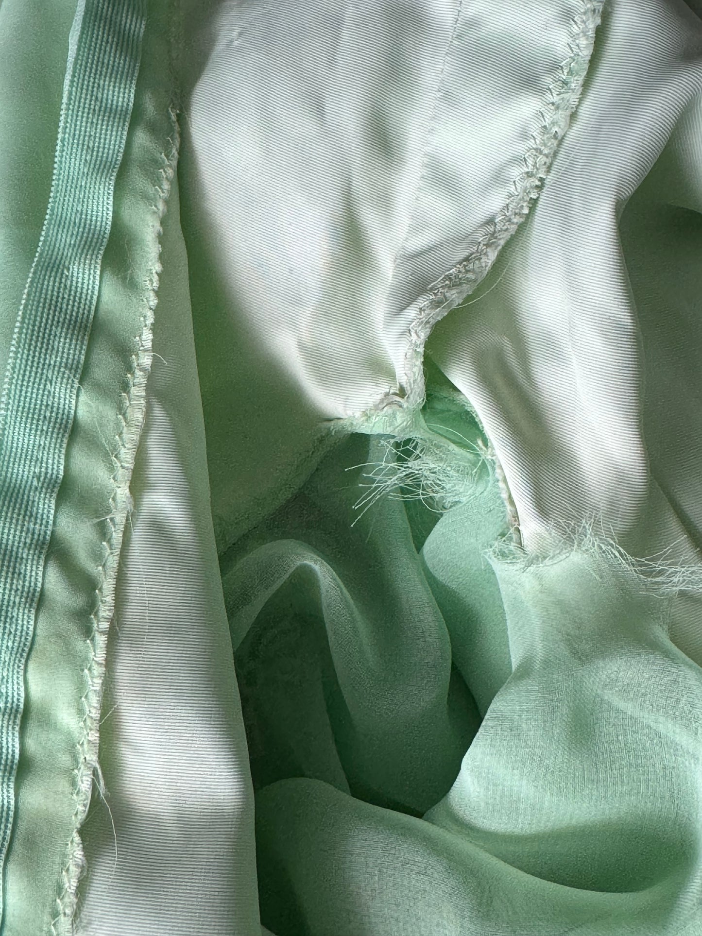 1970s Lime Green Handmade Prom Dress COLLECTORS ITEM