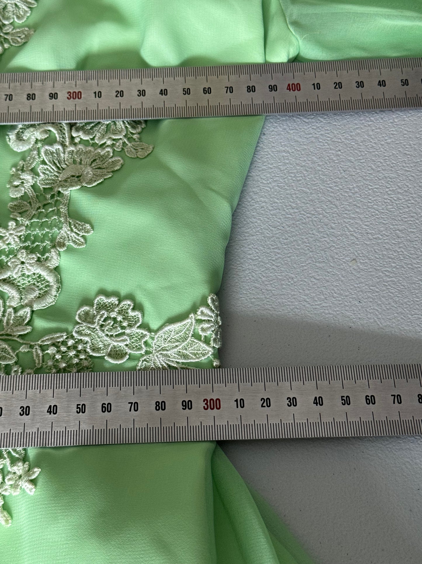 1970s Lime Green Handmade Prom Dress COLLECTORS ITEM