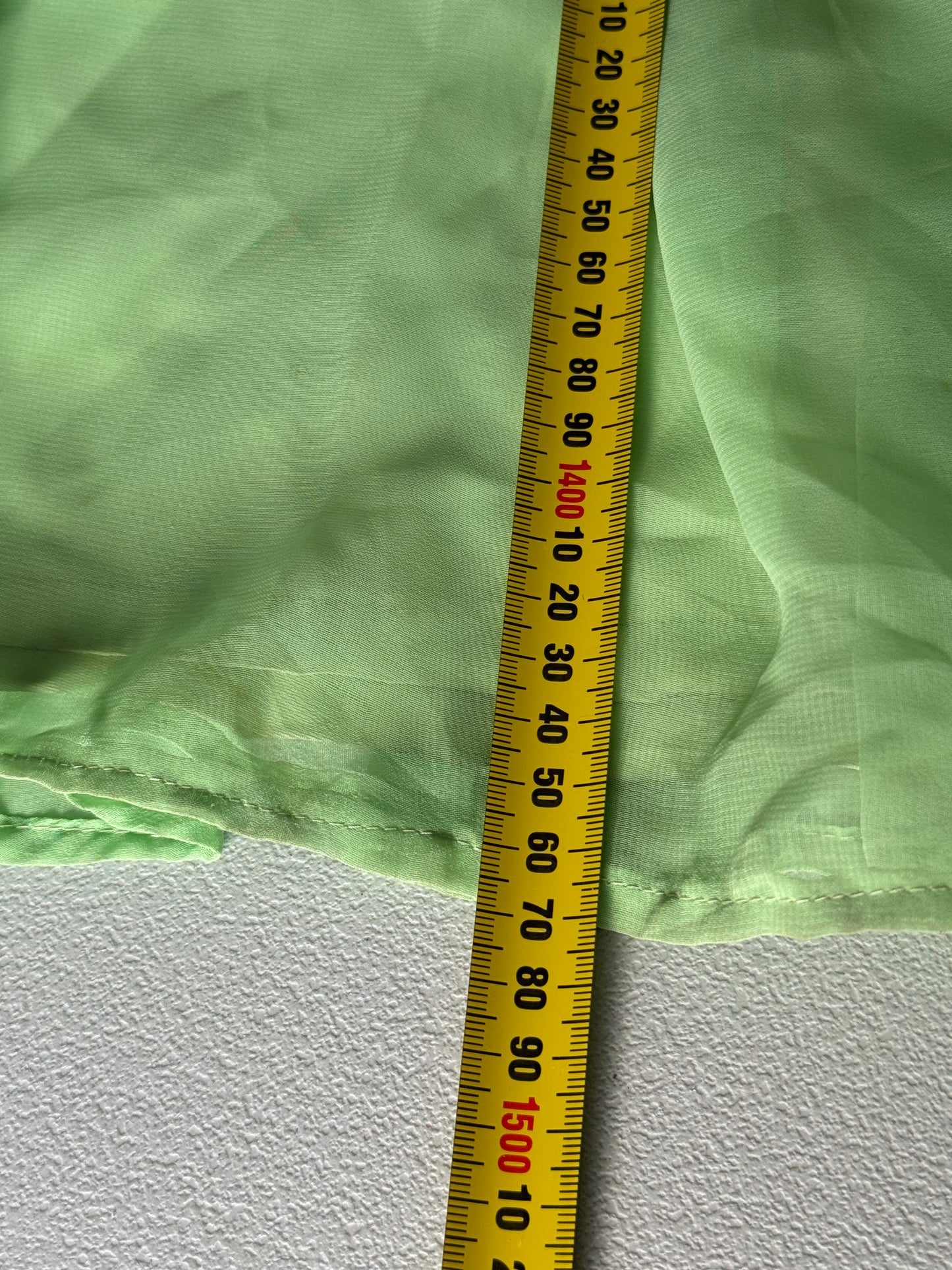 1970s Lime Green Handmade Prom Dress COLLECTORS ITEM