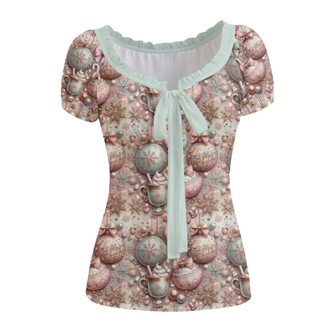 The Elsie Top in Sugar Baubles