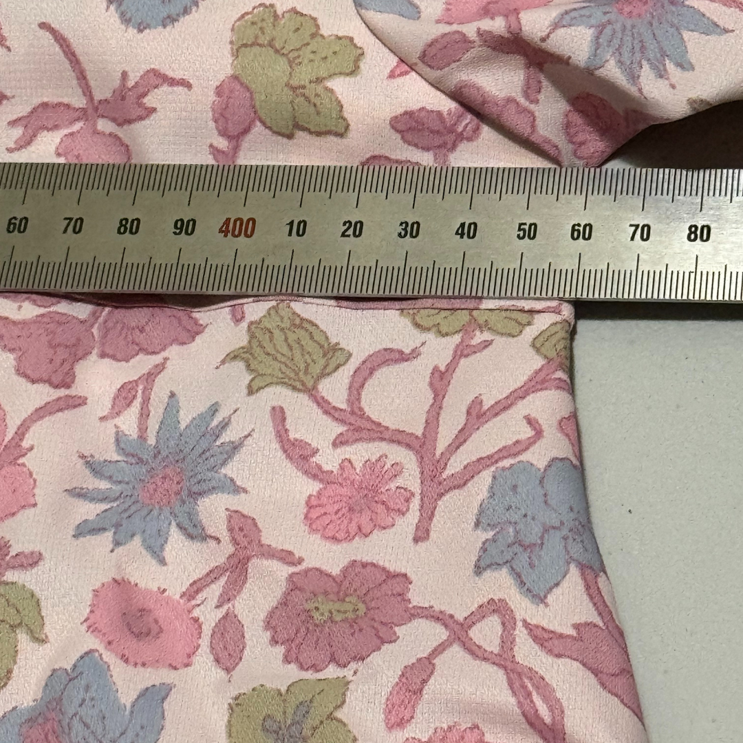 Vintage 1960s Pastel Floral A-Line Dress
