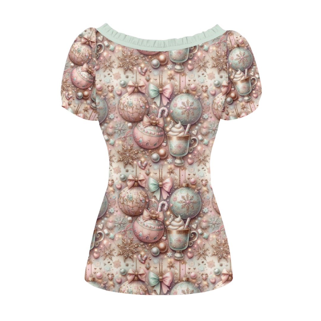 The Elsie Top in Sugar Baubles