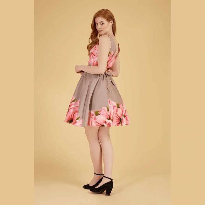 Lady V London Rose Bud Tea Dress