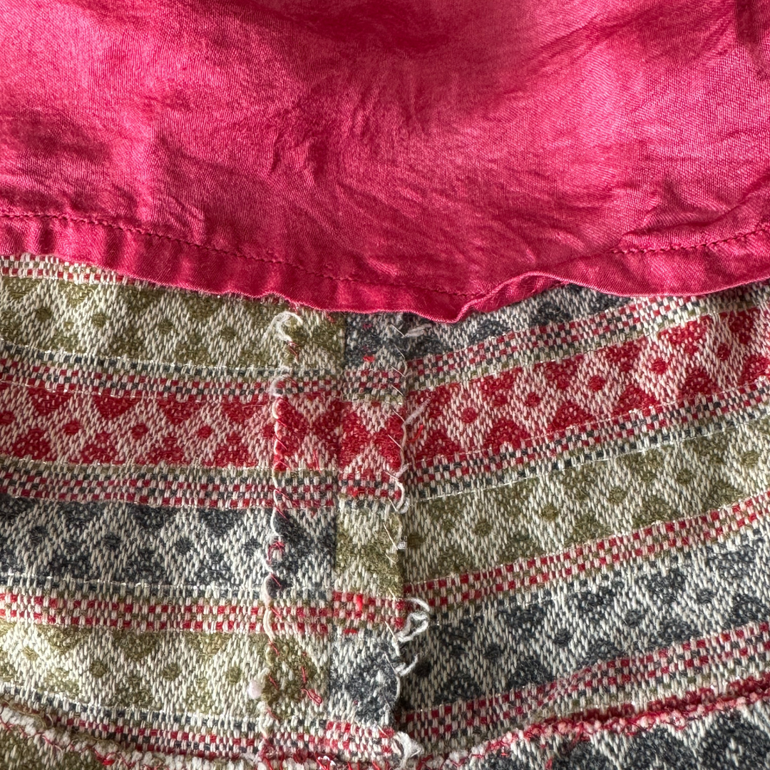 Handmade 60s Multicoloured Vintage Mod Style Skirt