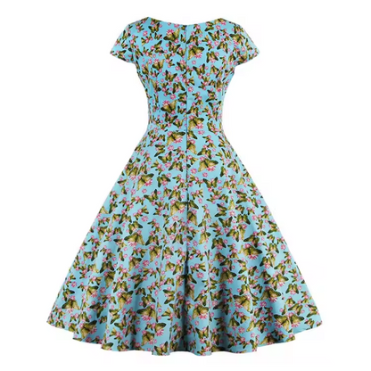 Butterfly Bliss Dress in Blue