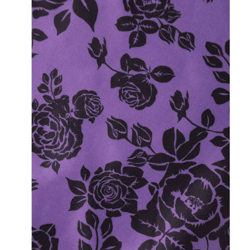 Dolly & Dotty Grace Purple Floral Dress