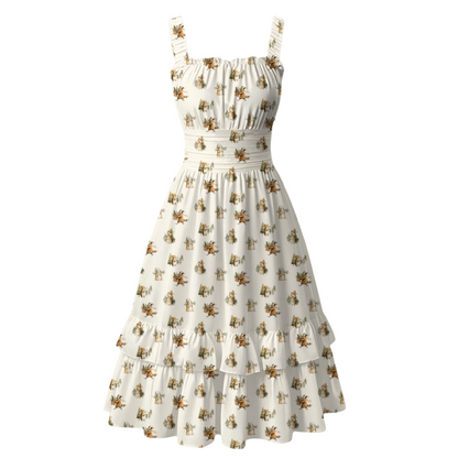 The Mirabella dress in Mistletoe Misfits