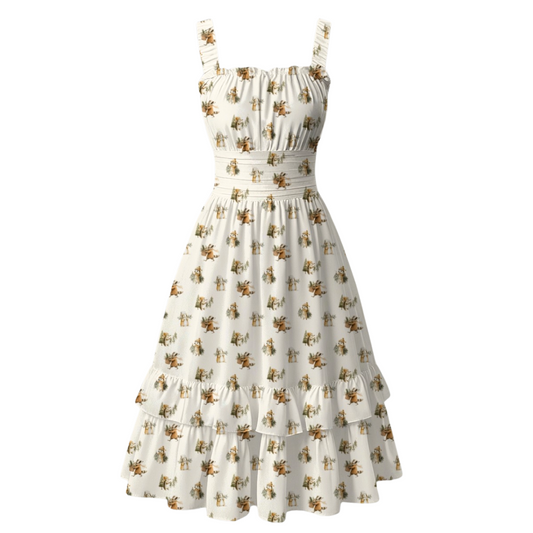 The Mirabella dress in Mistletoe Misfits