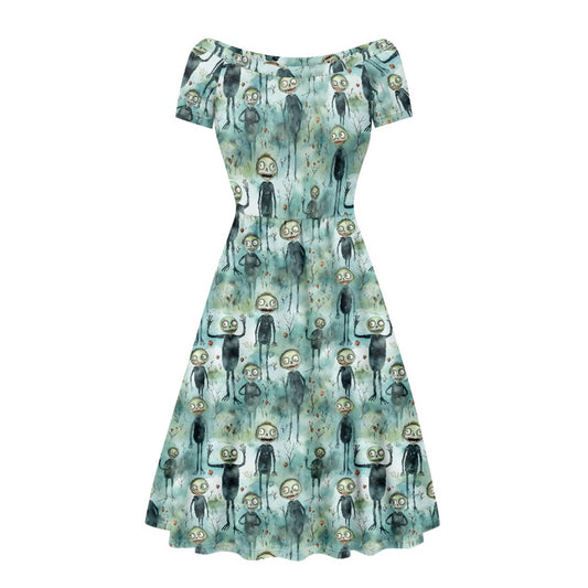 The Birdie dress in Beauty Ghoul Dropout