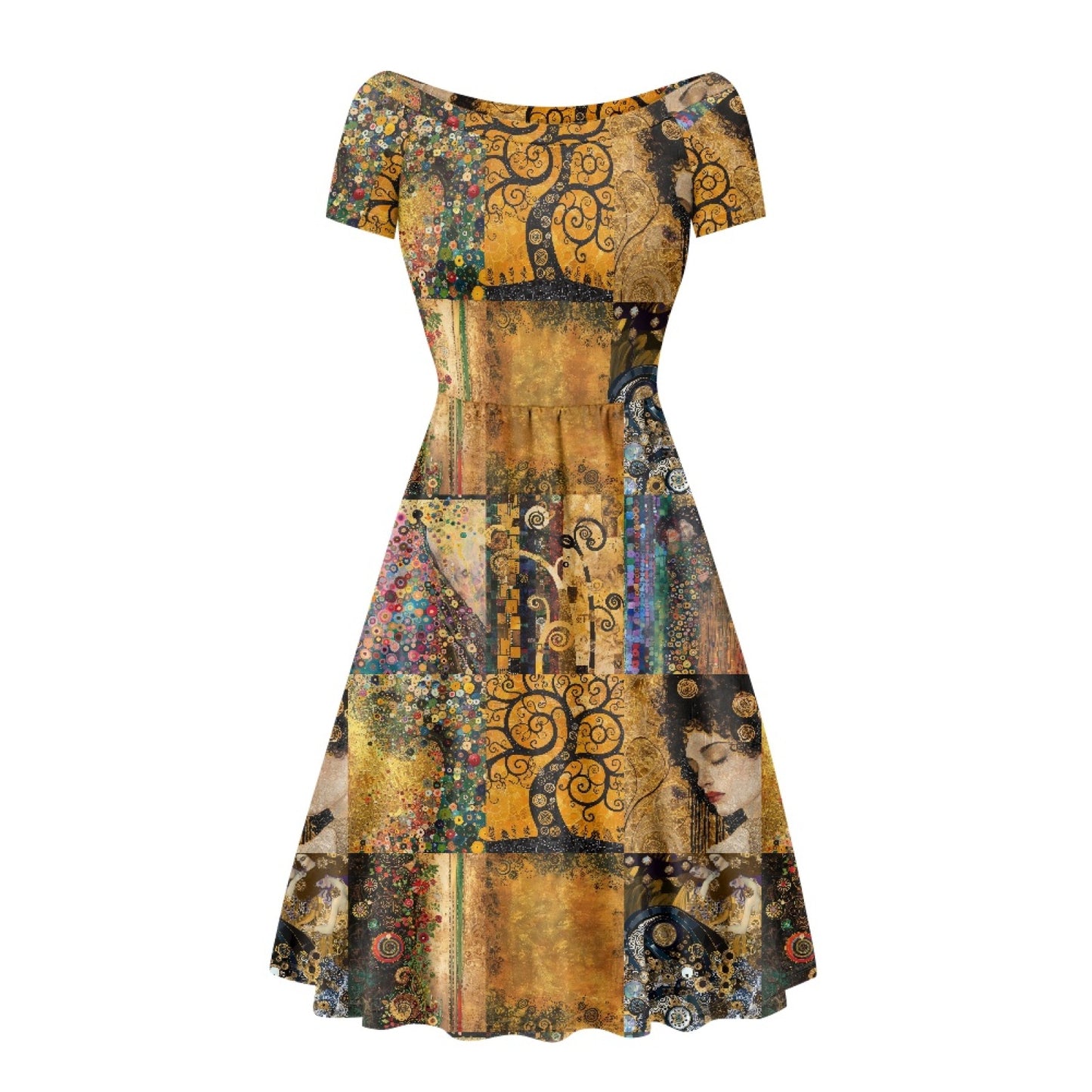 The Birdie dress in Golden Grove