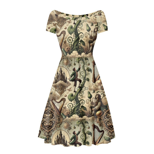 The Birdie dress in Beanstalk Babe