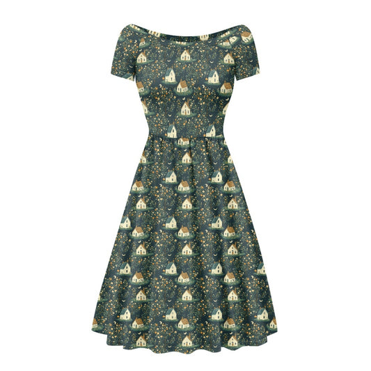 The Birdie dress in Cottagecore Dream