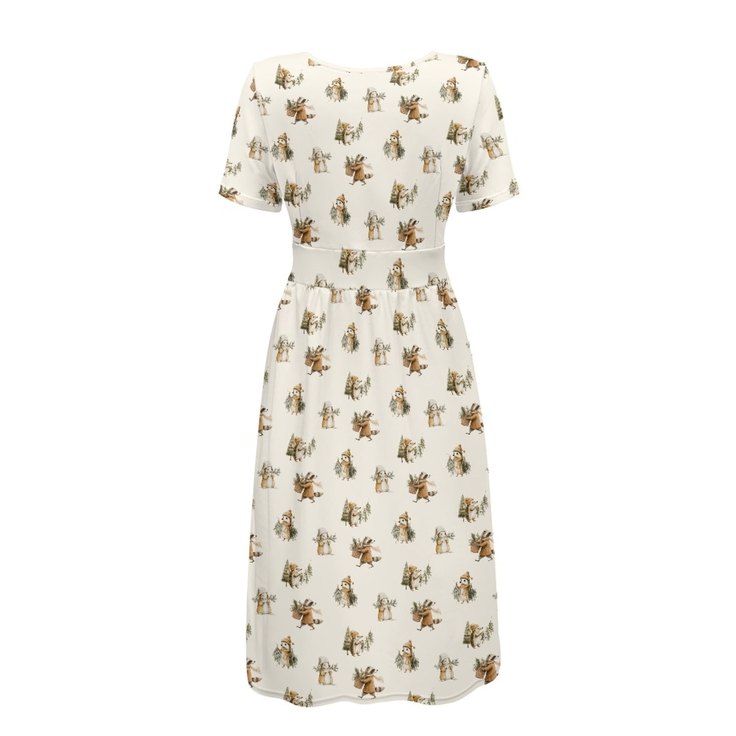 The Verna dress in Mistletoe Misfits