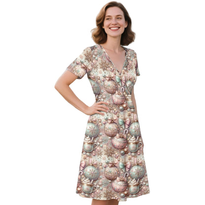 The Verna dress in Sugar Baubles
