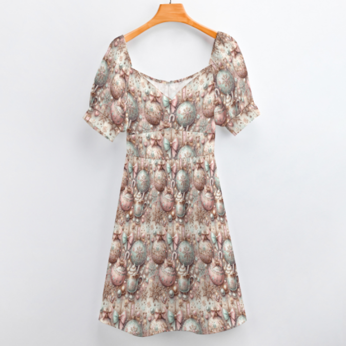 The Clara Dress in Sugarplum Baubles.