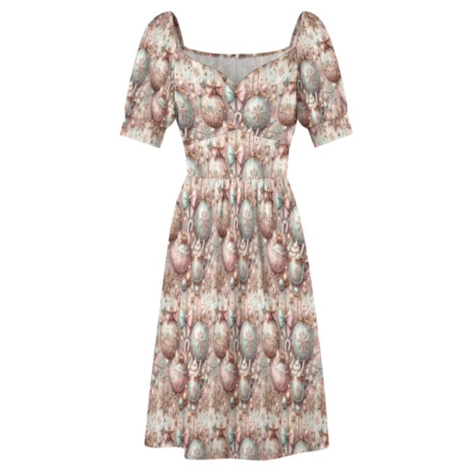 The Clara Dress in Sugarplum Baubles.