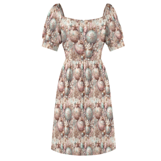 The Clara Dress in Sugarplum Baubles.