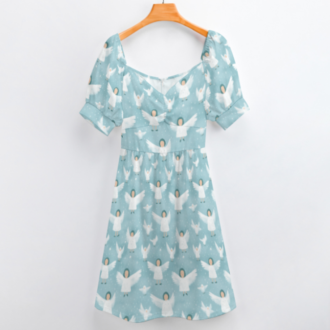 The Clara Dress in Snowfall Seraphs