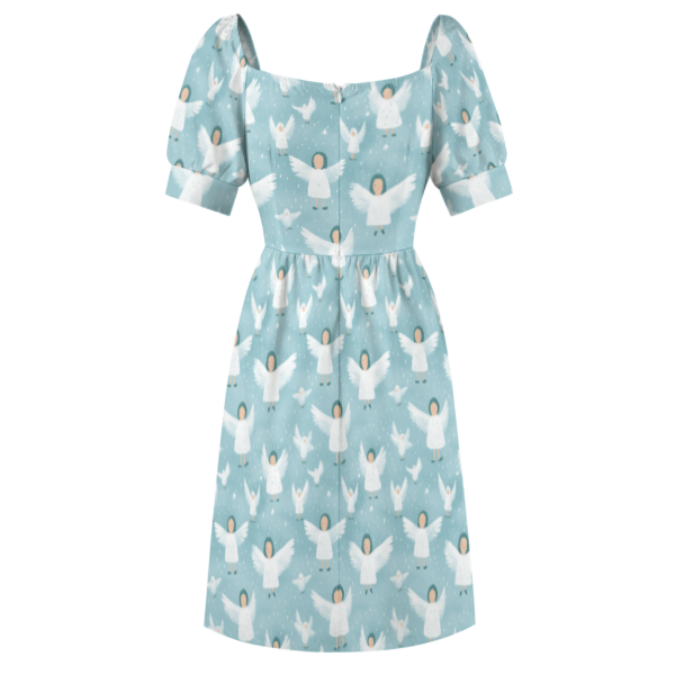 The Clara Dress in Snowfall Seraphs