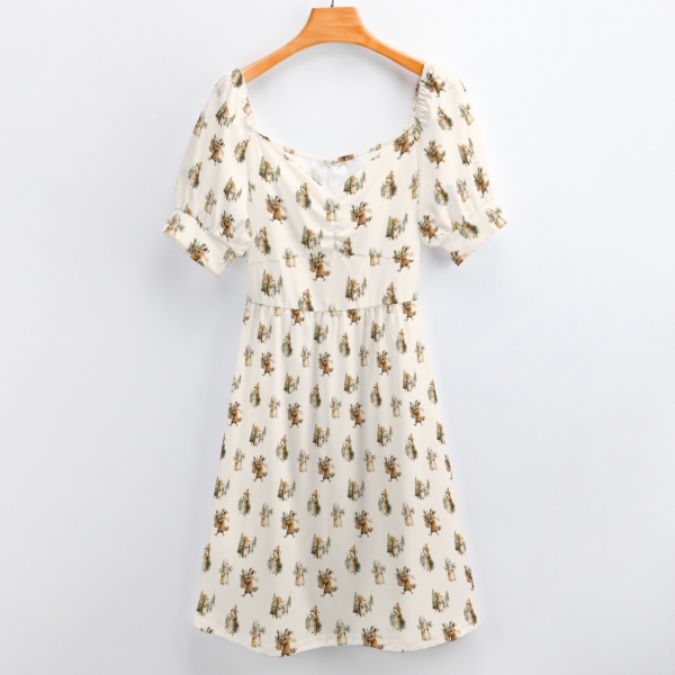 The Clara Dress in Mistletoe Misfits