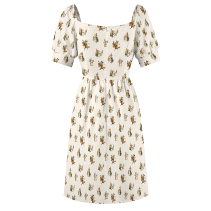 The Clara Dress in Mistletoe Misfits