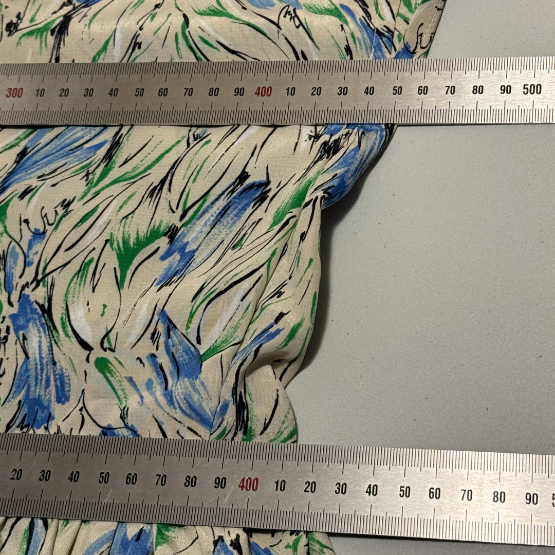Contact Vintage 90s Print Dress