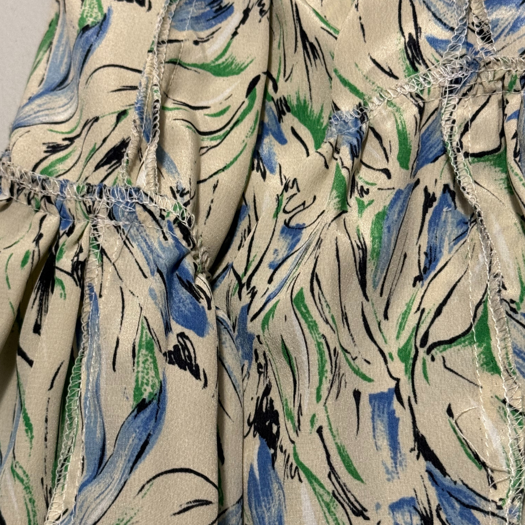 Contact Vintage 90s Print Dress