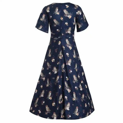 Dolly & Dotty Janice Owl & Letter Dress