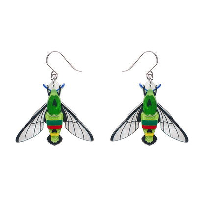 Erstwilder Glimmer the Hawk Moth Earrings