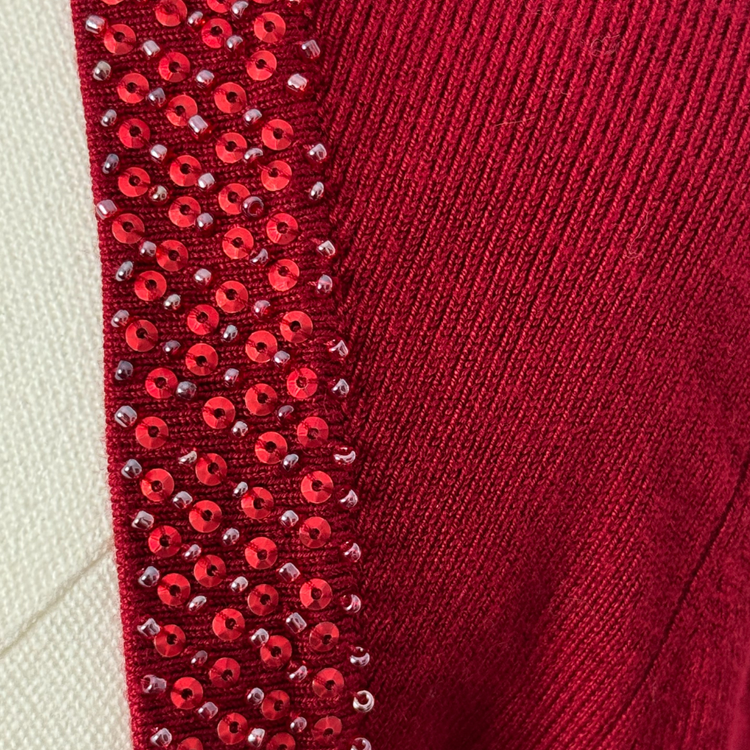 Alannah Hill Red Beaded Bolero