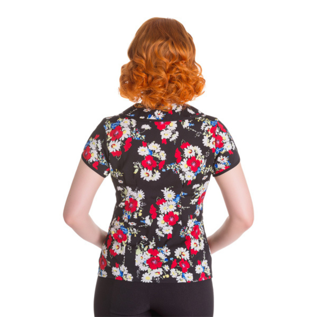 Hell Bunny Heather Blouse
