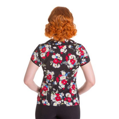 Hell Bunny Heather Blouse