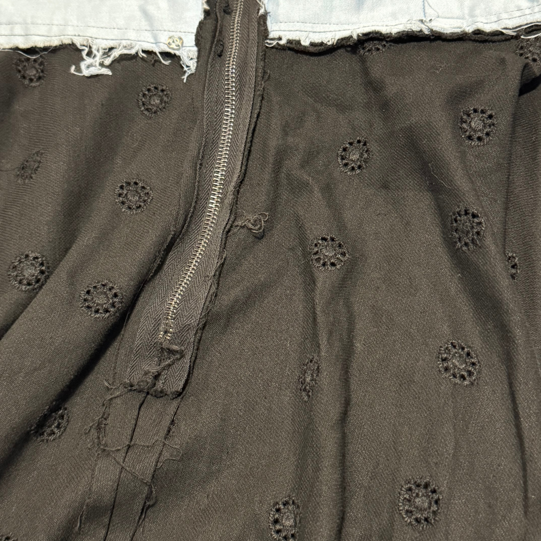 Johnny E Junior Black Vintage 1950s Dress